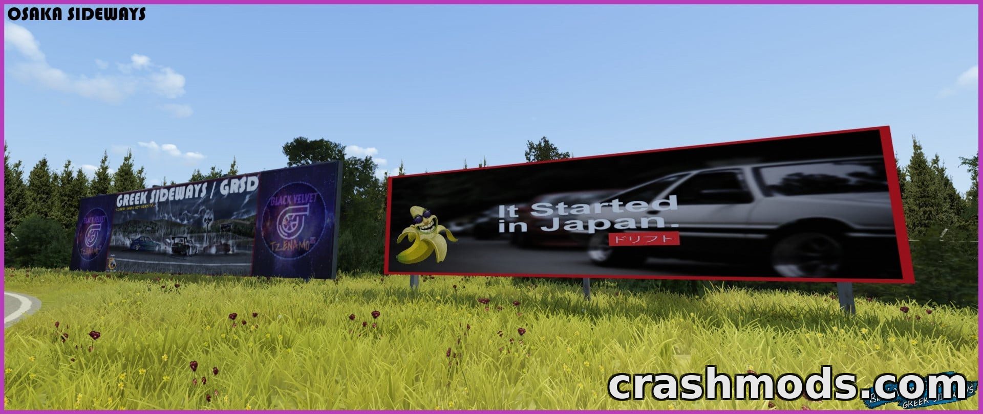 Osaka Sideways – Fictional Night Street Drift Track – screenshot 3