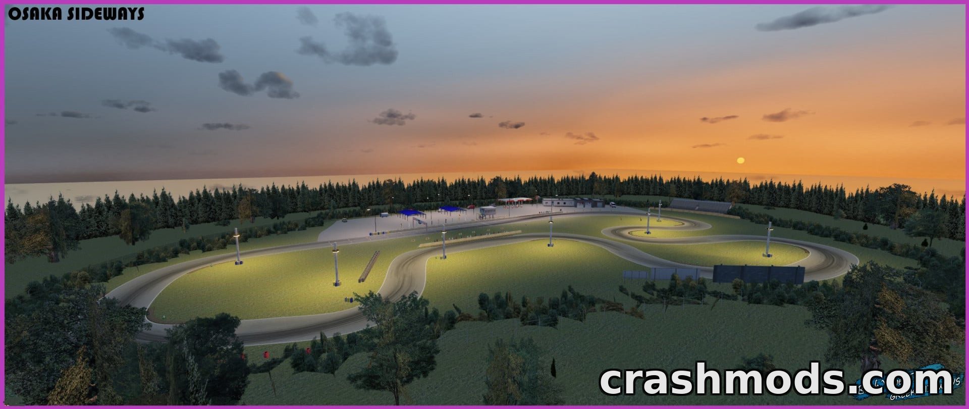 Osaka Sideways – Fictional Night Street Drift Track – screenshot 6