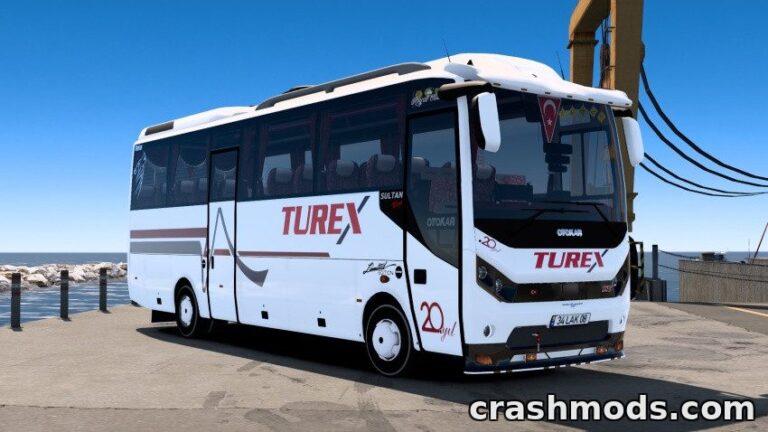 Otokar Sultan Mega – Midibus with Visible Passengers Euro Truck Simulator 2 mod screenshot