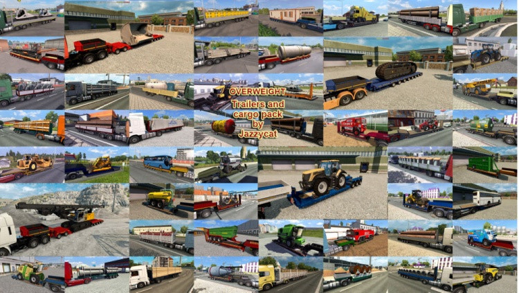 Overweight Trailers and Cargo Pack – 53 Heavy Haul Trailers – screenshot 2