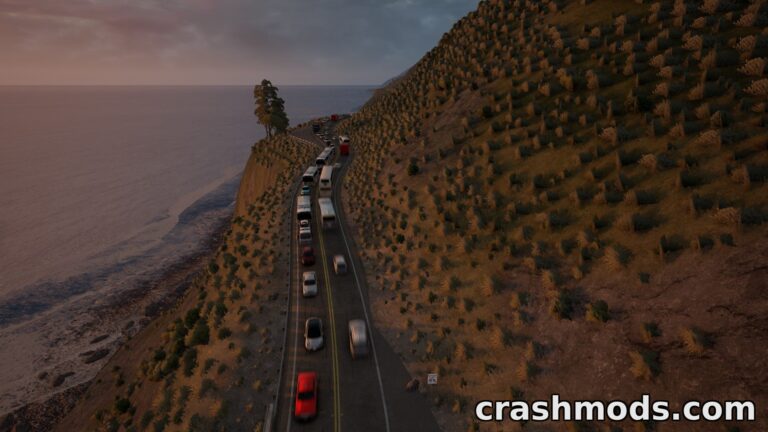 Pacific Coast Highway Full Map with Underground Mansion – Scenic Drive Assetto Corsa mod screenshot