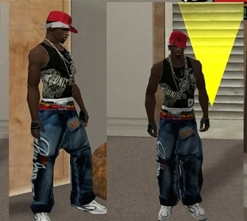 Paco Sports USA Baggy Jeans – Clothing for SubUrban GTA San Andreas mod screenshot