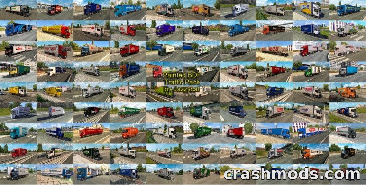 Painted BDF Traffic Pack – Over 650 BDF Trucks with 1200 Skins – screenshot 2