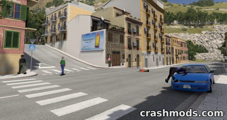 Pedestrians – Civilian Prop to Bring Life to the Streets BeamNG.drive mod screenshot