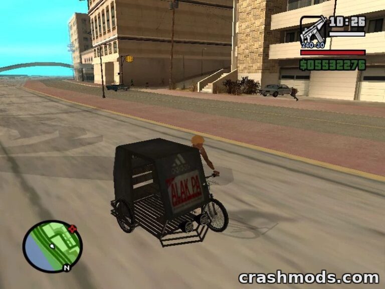 Pedicab Philippines – Authentic Filipino Urban Bike Taxi GTA San Andreas mod screenshot