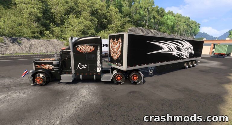 Peterbilt 389 – Allusive Design Skin American Truck Simulator mod screenshot