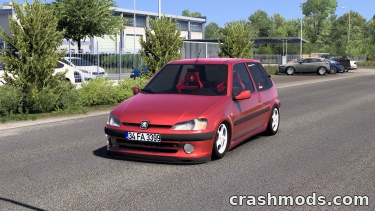 Peugeot 106 GTi – Fully Working Car Euro Truck Simulator 2 mod screenshot