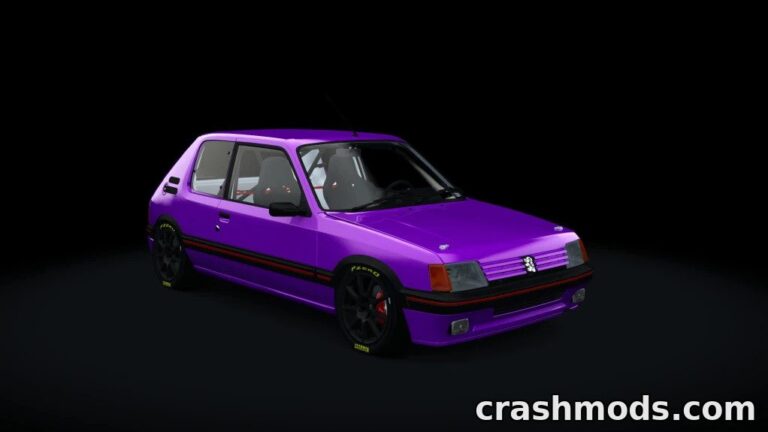 Peugeot 205 GTI 1.9 Gutmann T16v – 222 cv Cup-Spec Racer Assetto Corsa mod screenshot