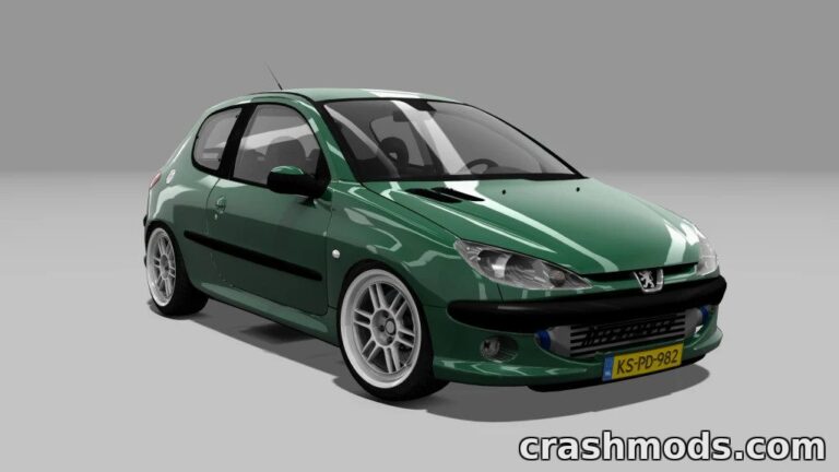 Peugeot 206 GTI – Detailed Hot Hatch with Interior Assetto Corsa mod screenshot
