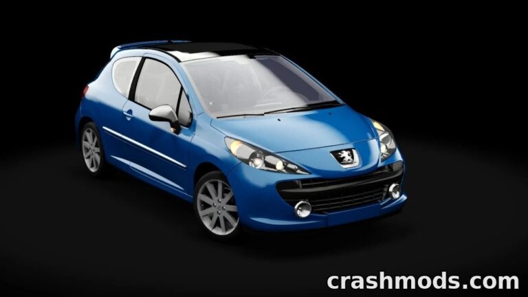 Peugeot 207 RC – Compact Performance Car Assetto Corsa mod screenshot
