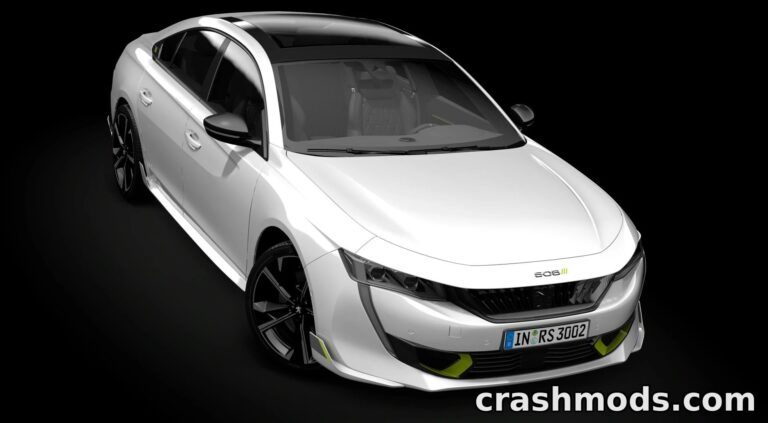Peugeot 508 PSE 2020 – 355 hp Plug-In Hybrid Sport Sedan Assetto Corsa mod screenshot