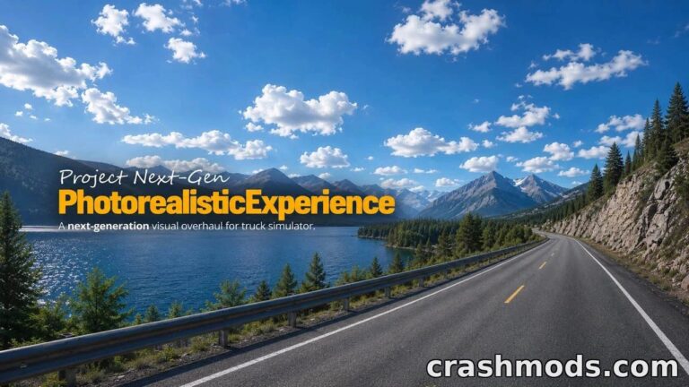 PNG Road to Summer – Enhanced HDR Lighting and 4K Graphics American Truck Simulator mod screenshot