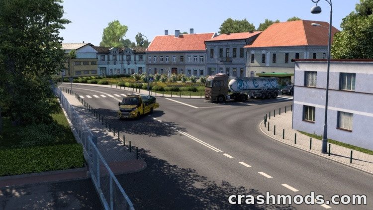 Poland Rebuilding – Rebuilt Central Poland Cities and Roads Euro Truck Simulator 2 mod screenshot