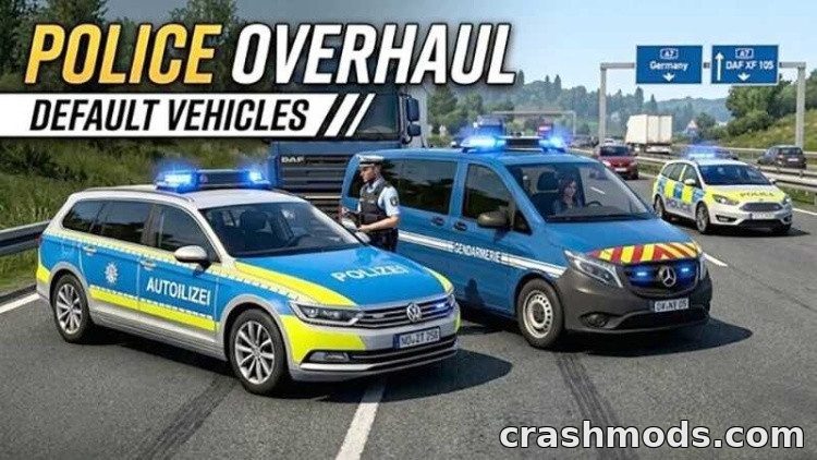 Police Overhaul – More Realistic Patrols and Balanced Fines Euro Truck Simulator 2 mod screenshot