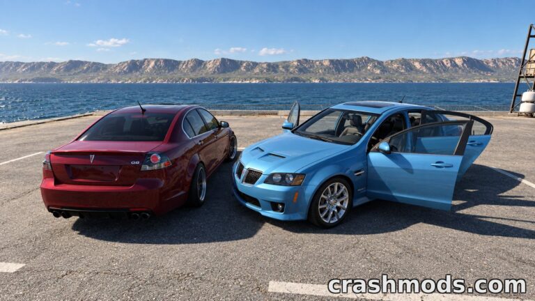 Pontiac G8 – Detailed Sedan with 15 Configurations BeamNG.drive mod screenshot