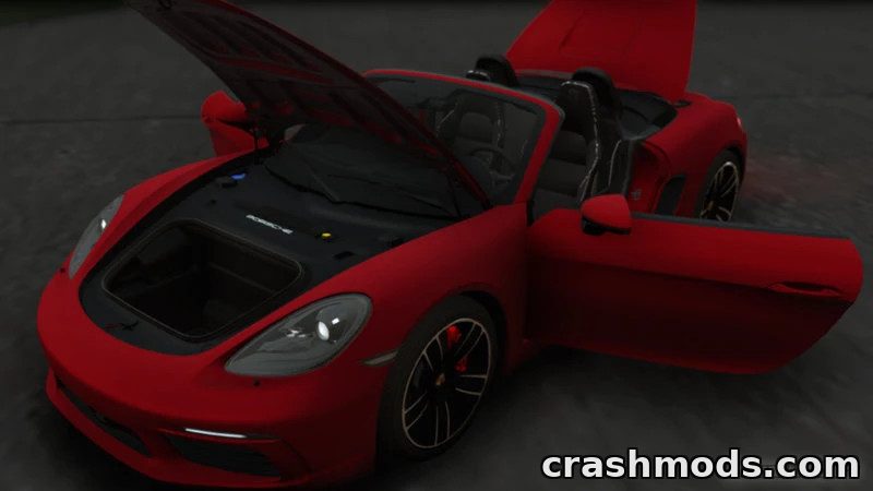 Porsche 718 Boxster S 2017 – Roadster with Active Rear Wing – screenshot 4