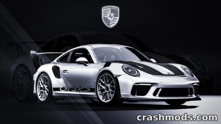 Porsche 911 992 GT3 RS – Highly Detailed German Sports Car BeamNG.drive mod screenshot