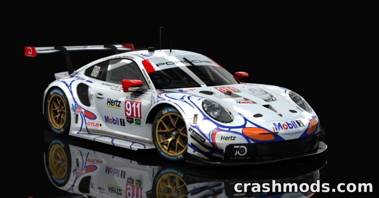 Porsche 911 RSR IMSA 2018/2019 Skins – Ultra HD Racing Liveries Assetto Corsa mod screenshot