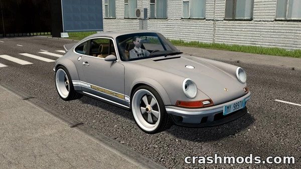 Porsche 911 Singer DLS 1990 – 498 hp Restomod with 22 Extras City Car Driving mod screenshot