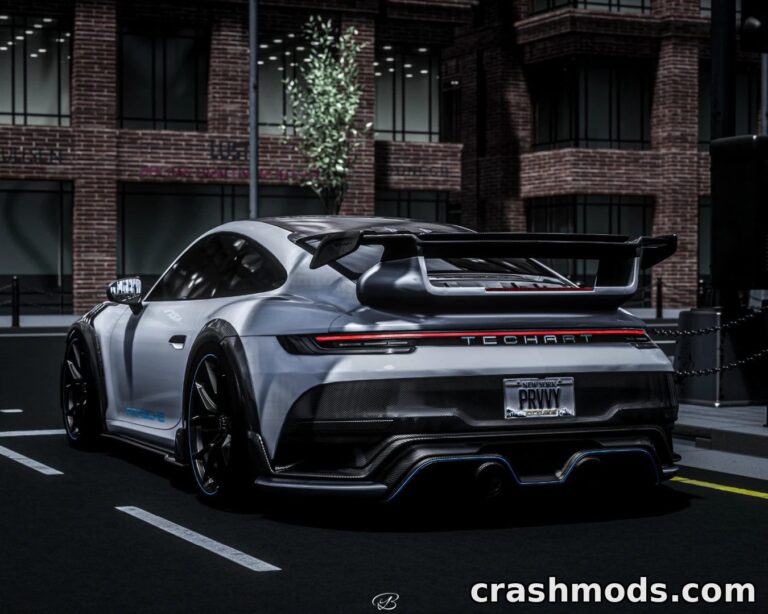 Porsche 911 TECHART GTstreet R 2023 Prvvy Spec – High-Performance Car Assetto Corsa mod screenshot