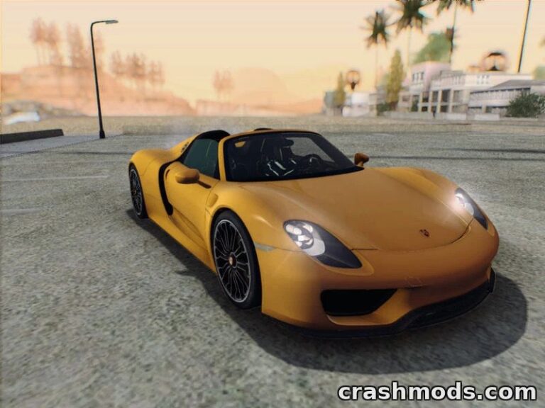 Porsche 918 Spyder 2013 – Final Release with IVF Lights GTA San Andreas mod screenshot