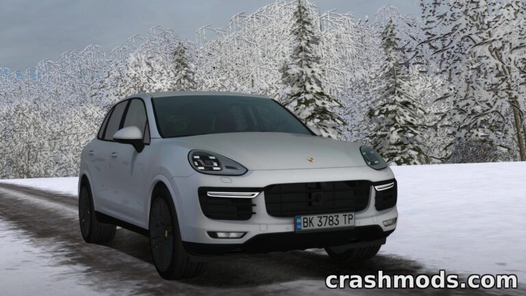 Porsche Cayenne Turbo S 2016 – Luxury SUV by FaLLiN City Car Driving mod screenshot