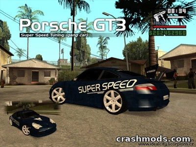 Porsche GT3 Tuning – Tuned GT3 Cup Sports Car GTA San Andreas mod screenshot