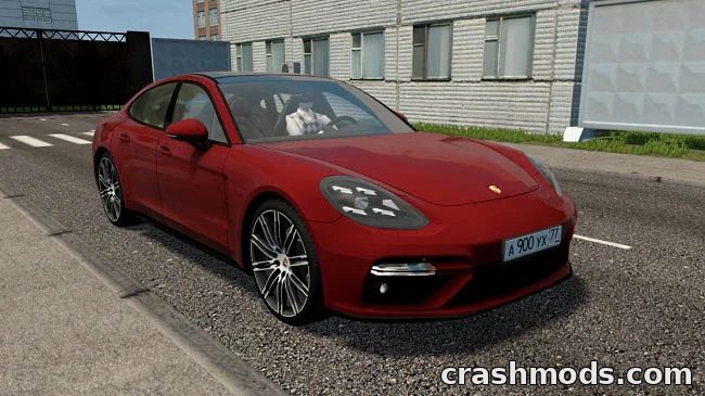 Porsche Panamera – Gran Turismo Fastback with 4K Textures City Car Driving mod screenshot