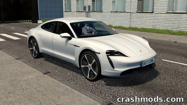Porsche Taycan Turbo S 2021 – 761 hp All-Wheel Drive City Car Driving mod screenshot