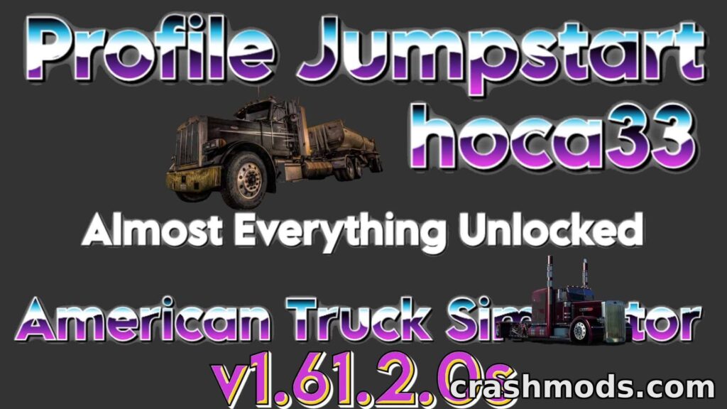 Profile Jumpstart – Max Money & Level Starter Save American Truck Simulator mod screenshot