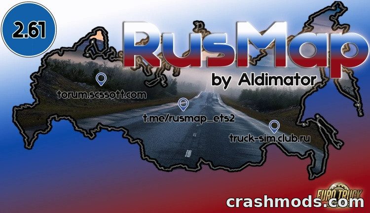 Project RusMap – European Russia and Belarus Map Expansion Euro Truck Simulator 2 mod screenshot