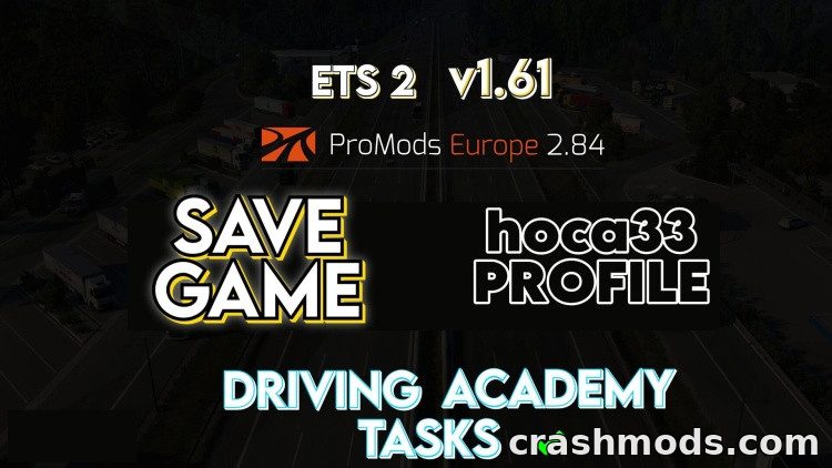 ProMods Europe Full Savegame – Ready Career Profile Euro Truck Simulator 2 mod screenshot