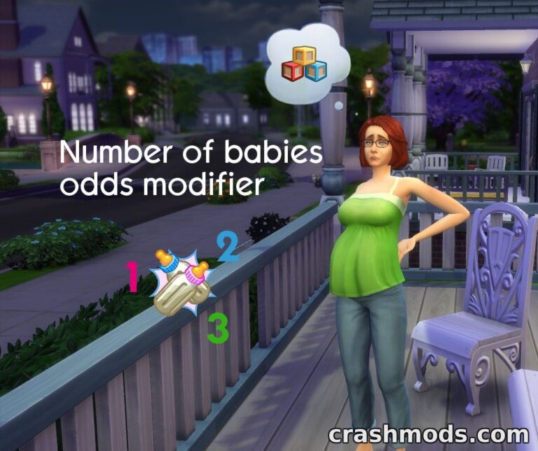 Quadruplets, Quintuplets & Sextuplets – Multiple Births The Sims 4 mod screenshot