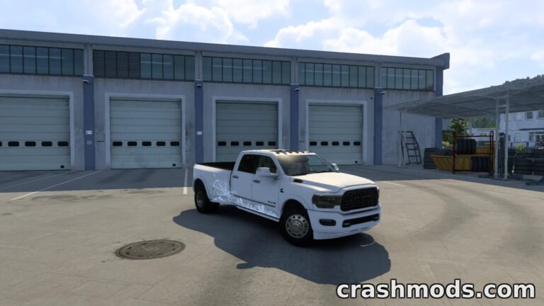 RAM 3500 SCS – Realistic Pickup Truck Addition American Truck Simulator mod screenshot