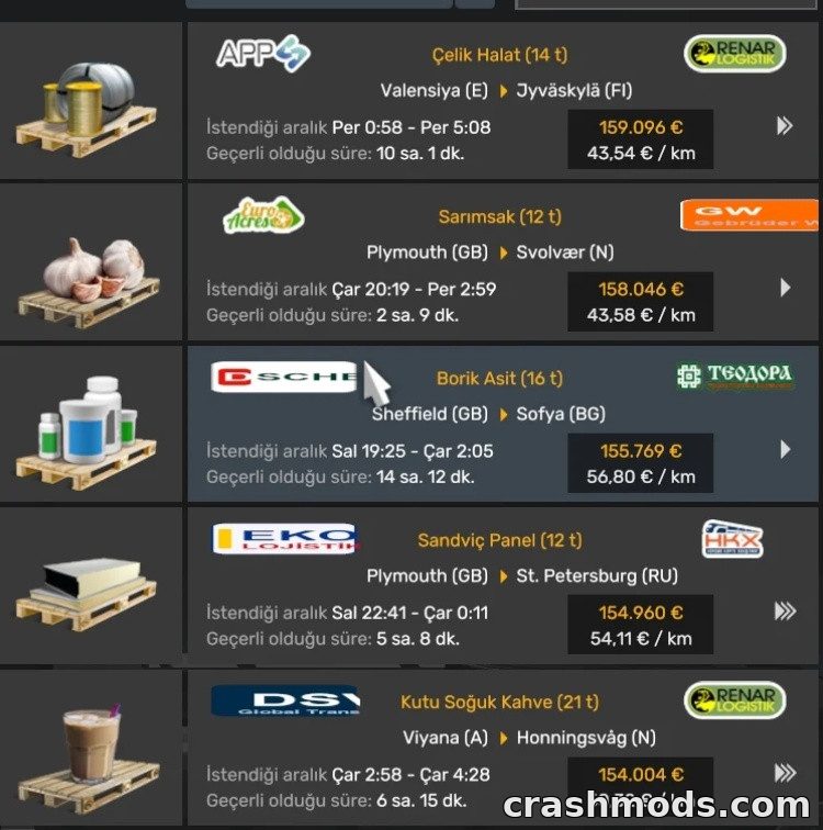 Real Companies and Cargo Logistics – 2D UI Logos – screenshot 3
