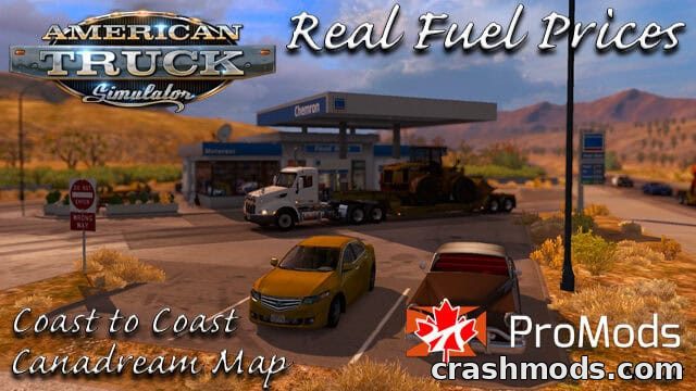 Real Fuel Prices – Accurate Regional Pricing American Truck Simulator mod screenshot