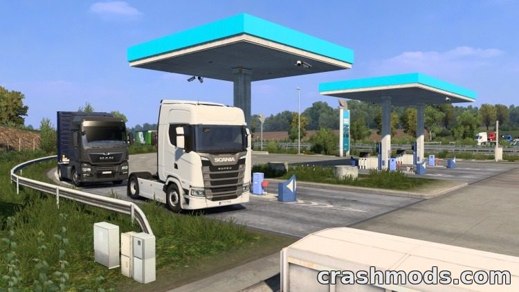 Real Fuel Prices – Diesel Rates for 36 Countries September 2026 Euro Truck Simulator 2 mod screenshot