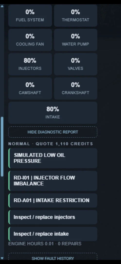 RealDamage – Realistic Engine Wear & Failure System – screenshot 3