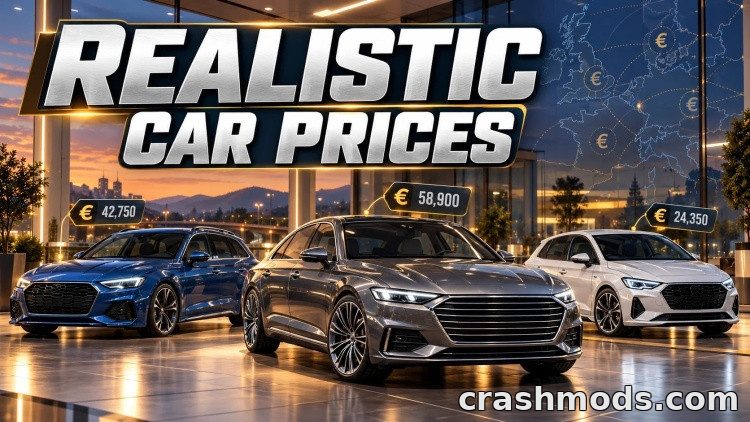 Realistic Car Prices – Modded Cars Priced Like Real Life Euro Truck Simulator 2 mod screenshot