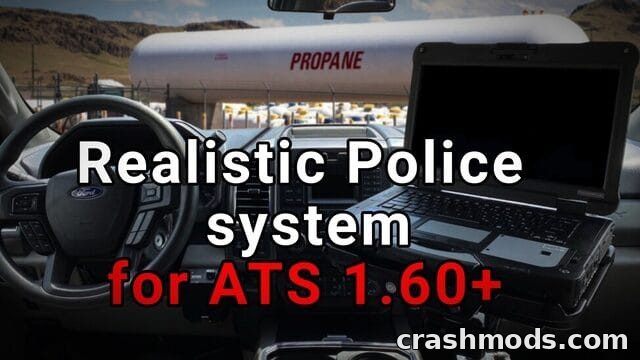 Realistic Police System – Fine Overhaul American Truck Simulator mod screenshot