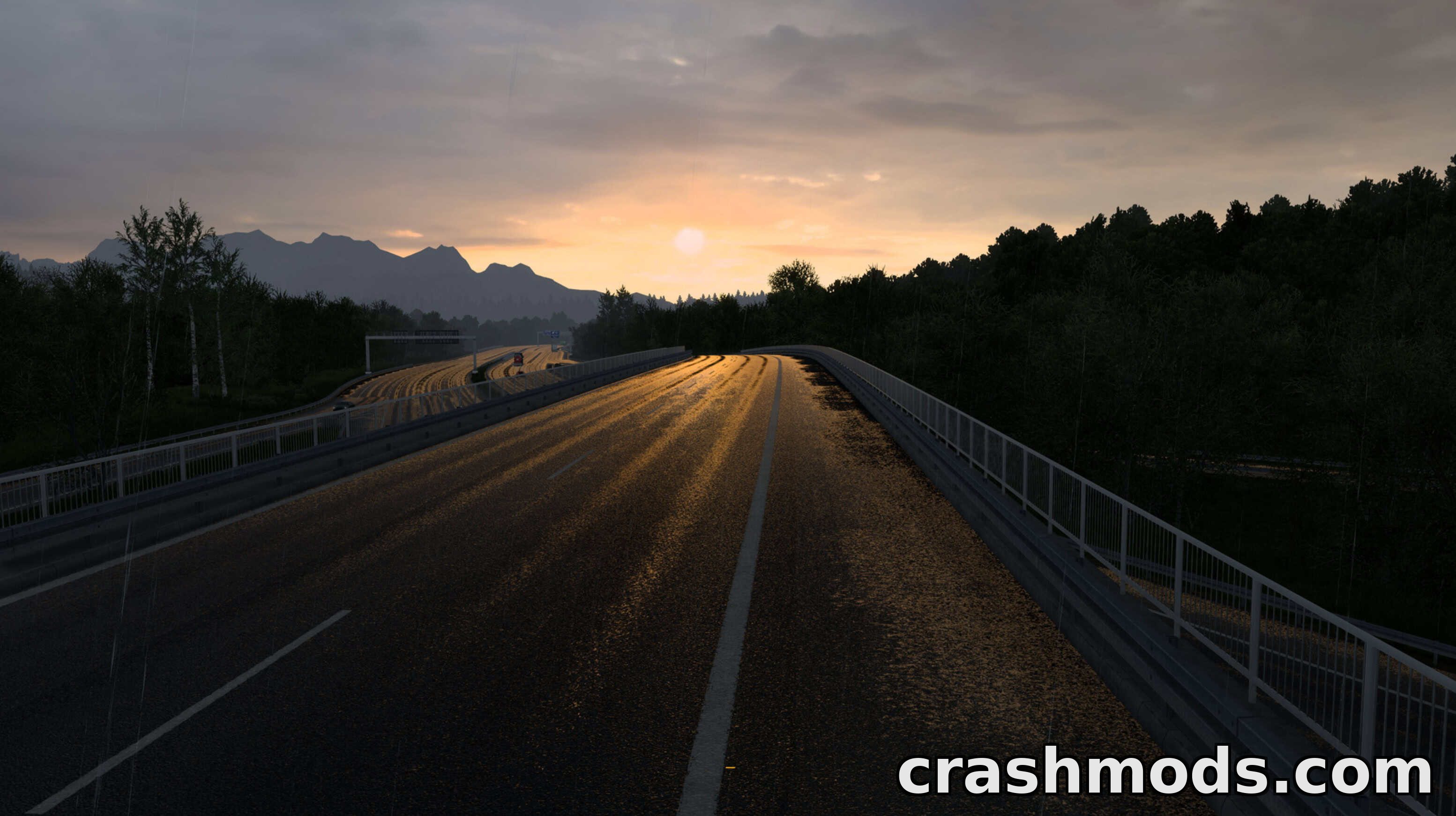 Realistic Rain Reflections – Wet Road Graphics Addon – screenshot 2