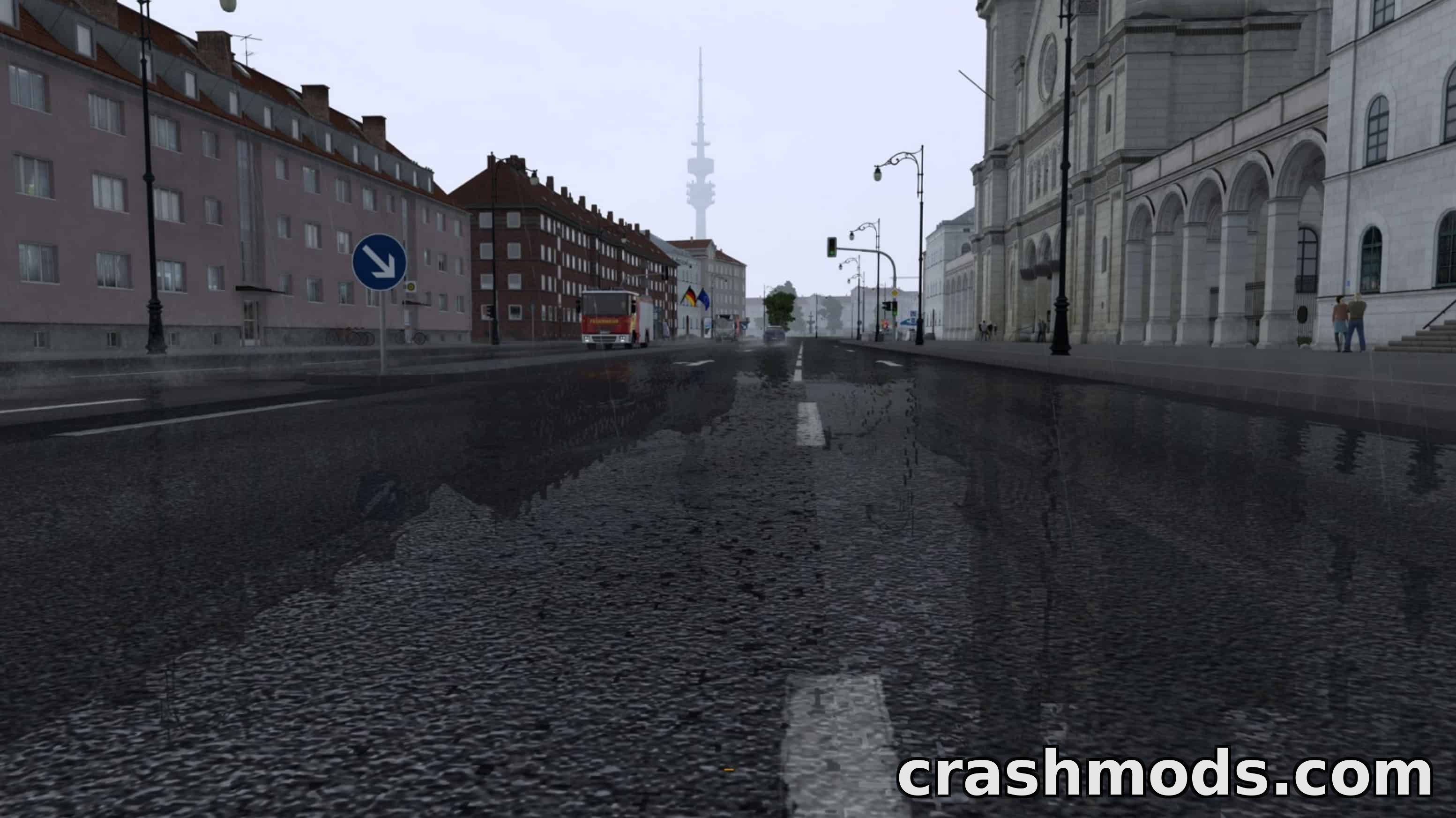 Realistic Rain Reflections – Wet Road Graphics Addon – screenshot 3