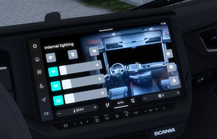 Realistic Scania SmartDash – Extra Dashboard Pages and Icons – screenshot 3