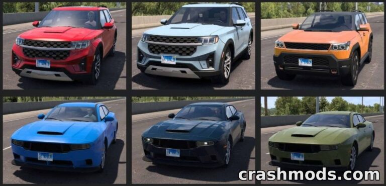 Realistic State Spawns for Jazzycat Cars – Traffic Pack American Truck Simulator mod screenshot