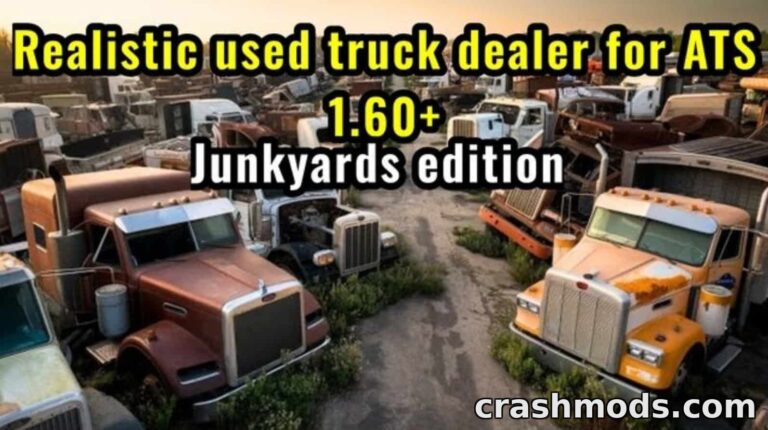 Realistic Used Truck Dealer – Expanded Inventory American Truck Simulator mod screenshot