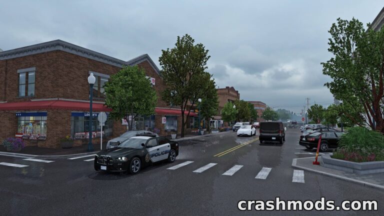 Realistic Weather System – Accurate Rain & Storm Effects American Truck Simulator mod screenshot