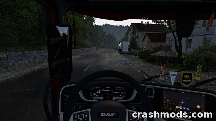 Realistic Weather System – Rain and Thunderstorm Overhaul Euro Truck Simulator 2 mod screenshot