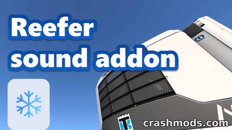 Reefer Trailer Sound Addon – Realistic Cooling Unit Audio American Truck Simulator mod screenshot
