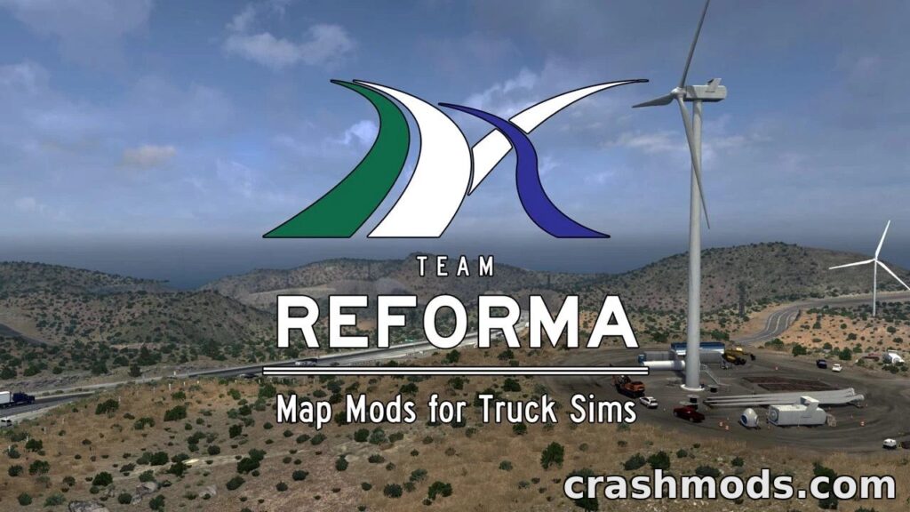 Reforma Baja Peninsula Expansion – Baja California Sur Map Addon American Truck Simulator mod screenshot
