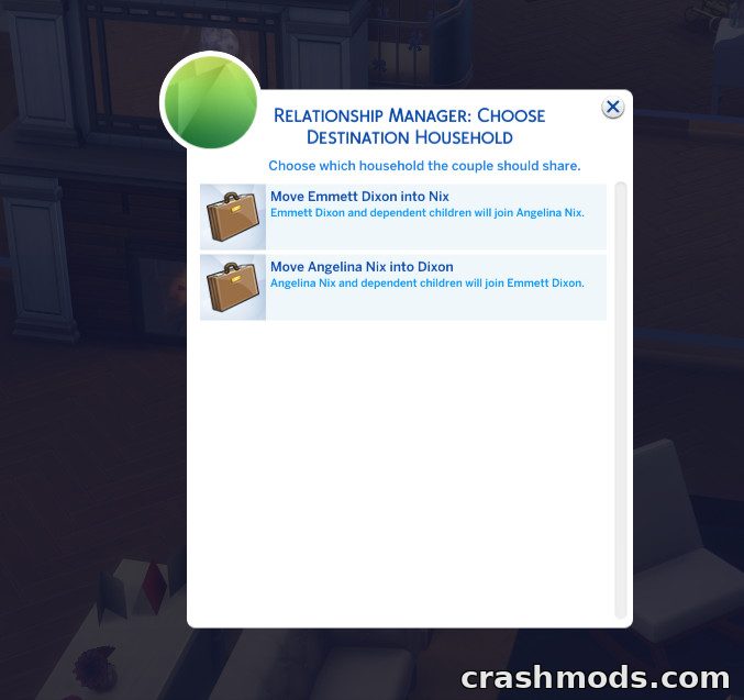Relationship Manager – Sims Love Life Control Script – screenshot 4